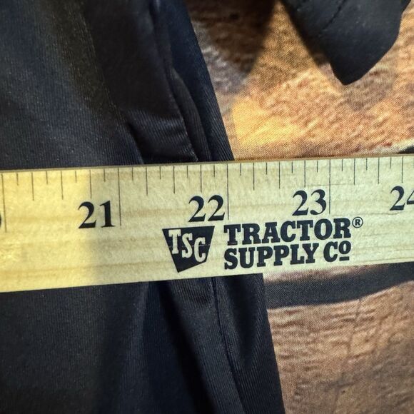 Men's 2XL Geometric Polo Shirt Black Red Purple Pattern Performance Dry Fit Golf - Picture 6 of 6